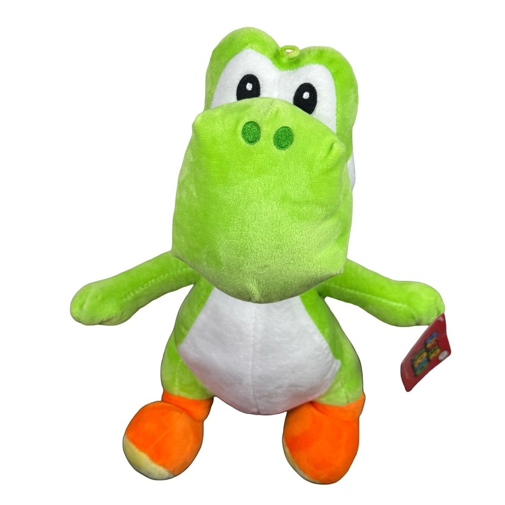 Nintendo Super Mario‎ Yoshi Plush Green Dinosaur Stuffed Toy New With Tags